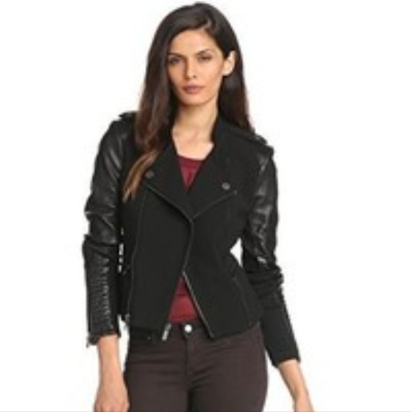 XS BCBG Max Azria Leather Jacket - Picture 2 of 5
